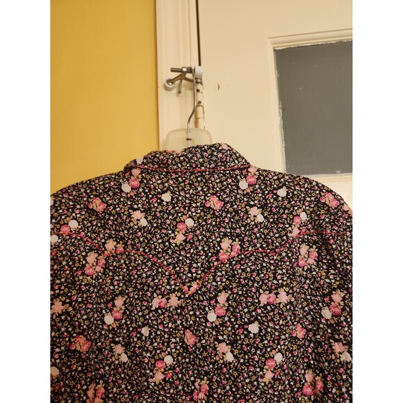Ariat Women's Floral-Print Longsleeve Buttoned Rodeo Shirt Size XL - Picture 11 of 11
